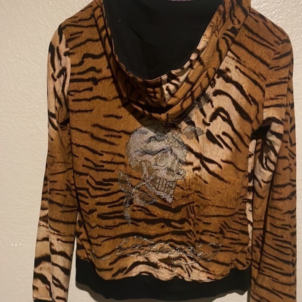 Ed Hardy Leopard Animal pattern Jacket - image 5